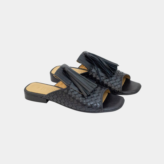 LEATHER MATTEO FLATS